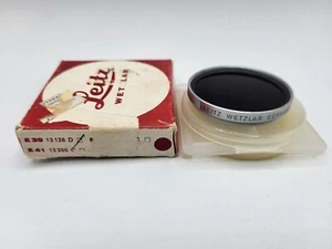 Genuine Leitz Leica 13126 D E39 IR Infrared Filter with Box and Case - Picture 1 of 5