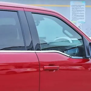 For Ford F-150 2024 Chrome Side Window Strip Sill Molding Trim Protector Cover - Picture 1 of 4