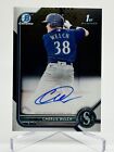 2022 Bowman Chrome Charlie Welch 1St Prospect Autograph Auto #Cpa-Cw Mariners