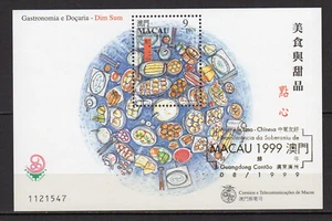 Macao 1999 feuillet numéroté 1121547 gastronomie & friandises /TE3301 - Picture 1 of 1