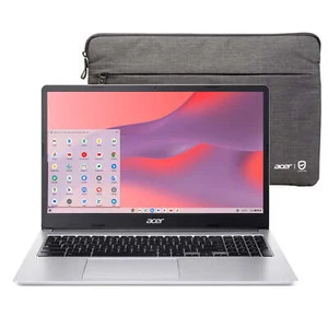 Acer Chromebook 315, 15.6" FHD, Intel Celeron N4500, 4GB, 64GB eMMC, Silver - Picture 1 of 7