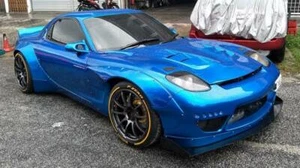 FIT FOR RX7 FD3S ROCKET BUNNY STYLE WIDE BODY KIT - Picture 1 of 9