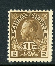 Canada 1916 War Tax perf 12 2c + 1c brown Die I SG238 fine MNH cat £375 for MM