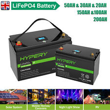 LiFePO4 12V 200Ah 150Ah Lithium Phosphate Battery BMS Solar Deep Cycle Off Grid