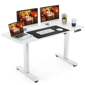 120x60cm Schreibtisch Elektrisch Höhenverstellbarer Computertisch Ergonomischer - Bild 1 von 12