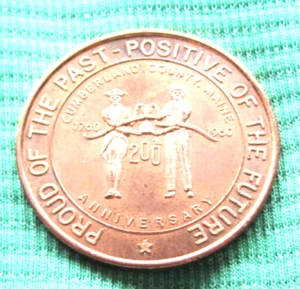 Medaille - Cumberland County, Maine - 1960 - 200th Anniversary GF 0,50 $ #S979 - Bild 1 von 4