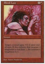 Magic the Gathering MTG Blood Lust (212) Fifth Edition   NM