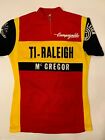 MAILLOT JERSEY CYCLISME VINTAGE CAMPAGNOLO TI-RALEIGH Mc GREGOR