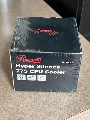 BRAND NEW SEALED ROSEWILL HYPER SILENCE 775 CPU COMPUTER COOLER RCX-Z300 92MM - Image 1 of 4