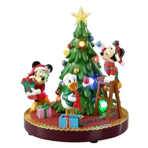 Disney 9-in LED Musical Mickey, Minnie & Donald Christmas Tree Scene Decoration - Picture 1 of 10