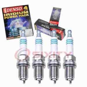4 pc Denso Iridium Power Spark Plugs for 1989-1990 Nissan Pulsar NX 1.6L L4 an