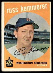 1959 Topps #191 Russ Kemmerer  VGEX-B111R3