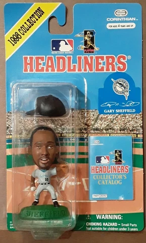 Gary Sheffield Headliners,Florida Marlins,1998 Fac.Autograph,Collector's Catalog Cover