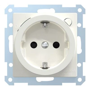 233819 Prise FI-SCHUKO avec BRS System M Blanc polaire brillant - Photo 1/1