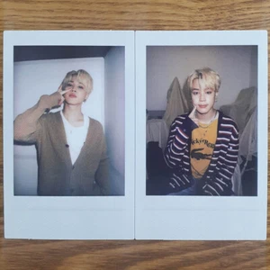 Juego de fotos instantáneas oficiales Jimin 2 piezas tarjeta fotográfica BTS kit decorativo genuino Kpop - Imagen 1 de 2