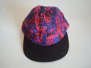 TRIBAL ART TIKI AFRICA      STRAPBACK  DEADSTOCK HAT CAP VINTAGE P1 - Picture 1 of 2