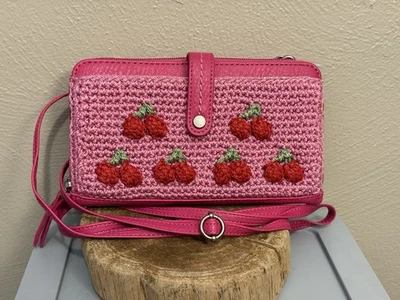 Bandolera Cartera Monedero Correa Desmontable The Sak Iris Cerezas Crochet Cremallera Foto 1 de 4