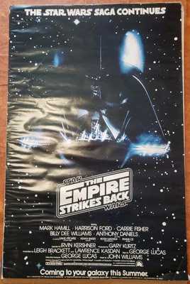 Vintage 1983 Star Wars THE EMPIRE STRIKES BACK 22"x34" Movie Poster GEORGE LUCAS - Image 1 of 4