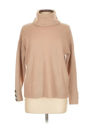 Suéter de cuello alto marrón de moda para mujer M Foto 1 de 4