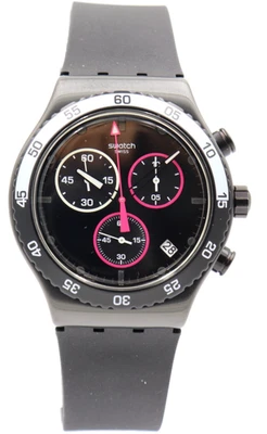 Новый швейцарский образец иронии пурпурный ночью хронограф часы 43 мм YVB413 $225 - Изображение 1 из 4