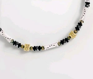 Silpada "On The Horizon" Sterling Silver Agate Brass Hematite Necklace - Picture 1 of 6
