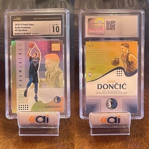 2018-19 Panini Status Rookie Prominence #3 Luka Doncic CSG CGC 10 - Picture 1 of 1