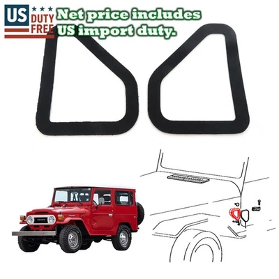 Juego de cubierta de ventilador lateral con capucha Fit Toyota Land Cruiser Pickup J40 FJ40 BJ45 HJ45 Foto 1 de 4