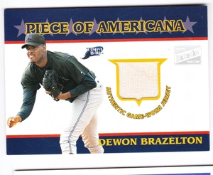 DEWON BRAZELTON # PA-DB 2003 TOPPS Bazooka ZERTIFIZIERTES AUTHENTISCHES TRIKOT kostenloser Versand - Bild 1 von 3