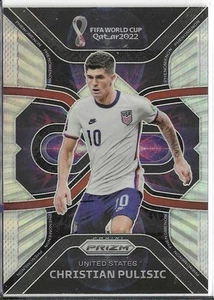 2022 Panini Prizm World Cup Qatar Phenomenon Silver Prizm Christian Pulisic #27 - Picture 1 of 2