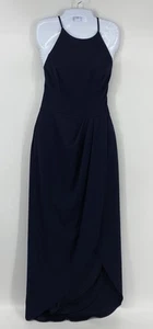 BHLDN Preowned Navy Spag Strap Sleeveless Maxi Dress Size 10 EUC - Picture 1 of 5