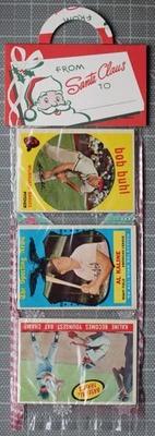 Authentic Original Find 1959 Christmas Rack Pack w/ (2) Al Kaline - Image 1 of 4