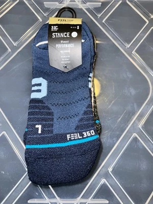 NUEVO CON ETIQUETAS STANCE Feel 360 Paquete de 3 Calcetines Corte Rosa/Azul Marino/Negro Verde Talla Pequeña W (5 7.5) Foto 1 de 4