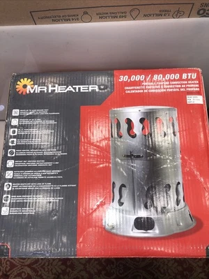 Calentador de convección Corporation, 30-80K BTU/h, plateado Foto 1 de 4