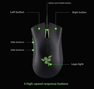 Razer DeathAdder Viper Standard Edition 6400 Wired Gaming Mouse - Picture 1 of 8