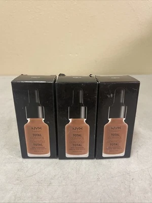 Pack of 3 NYX Total Control Drop Foundation, Cappuccino # TCDF17 - Image 1 of 2