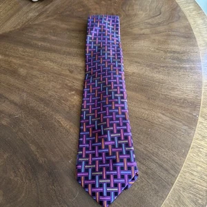 Robert Talbott Best Of Class Seidenkrawatte Schwarz Lila Multi Blau Orange Rosa Grün - Bild 1 von 7