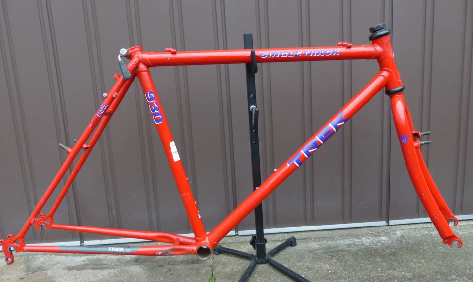 TREK 930 Single Track  RAHMEN + Gabel RH51cm 26" True Temper OX CRMO Stahlrahmen - Bild 1 von 4