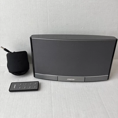 Bose SoundDock N123 Dock Portable Digital Music System Speaker Power Cord Remote - Image 1 of 4