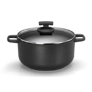 CASSERUOLA C/COPERCHIO alluminio pressofuso antiaderente rinforzato con titanio - Picture 1 of 1
