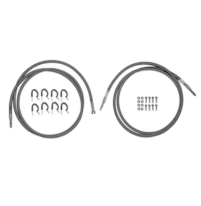 04-10 Chevrolet Silverado Fuel line Quick Fix Braided Lines Ext. Cab FFF0002SS - Picture 1 of 2