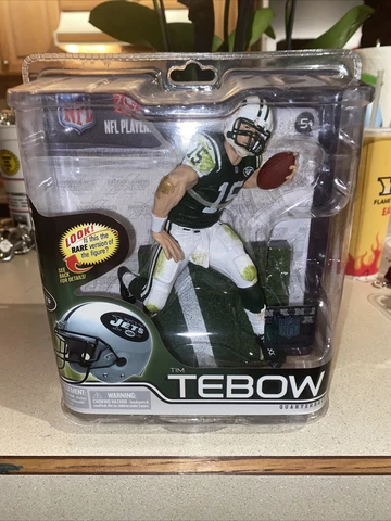 Lot (3) 2012 Tim Tebow New York Jets Green Jersey McFarlane NFL 30 Figure NM+ Cover