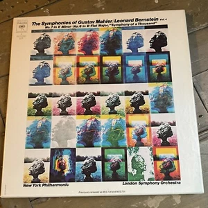 Mahler/Bernstein-The Symphonies Of Gustav Mahler. Vol. MASTERWORKS NM/EX+ - Picture 1 of 12