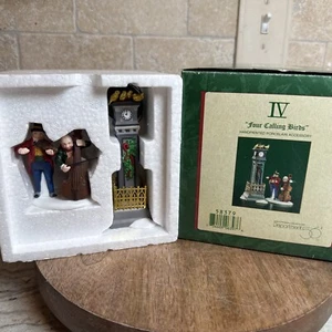 Dept 56 Christmas 12 Days of Dickens 4 Four Calling Birds Mint In Original Box - Picture 1 of 18