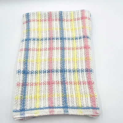 Cobertor térmico Beacon bebê algodão aberto waffle tecido pastel sem etiqueta 40 x 57 - Imagem 1 de 4