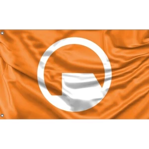 Bandera Mesa Negra Half-Life | Diseño Único 3x5 Pies / Tamaño 90x150 cm, Hecha en la UE - Imagen 1 de 6