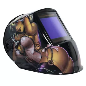 Extra Large View Auto Darkening Welding Helmet-4"x3.65" View (True Color) ANIME - Picture 1 of 8