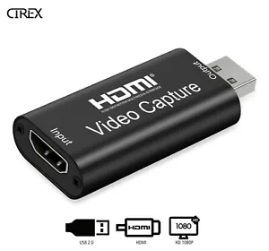 HDMI Video Capture Card USB Input 3.0 4K HD Recorder for Video Live Streaming - Picture 1 of 7