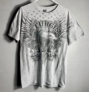 Sturgis Motorcycle Rally 2023 Herren T-Shirt Large grau 83rd South Dakota - Bild 1 von 12
