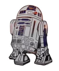 Star Wars R2-D2 Figure Cut-Out Enamel Metal Pin - Bild 1 von 1