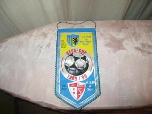 FC Karl-Marx-Stadt/FC Sion Original UEFA-CUP Wimpel "1.11.1989 UEFA-CUP 1989/90" - Picture 1 of 5